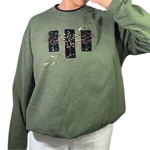 Green Crew Neck Sweater